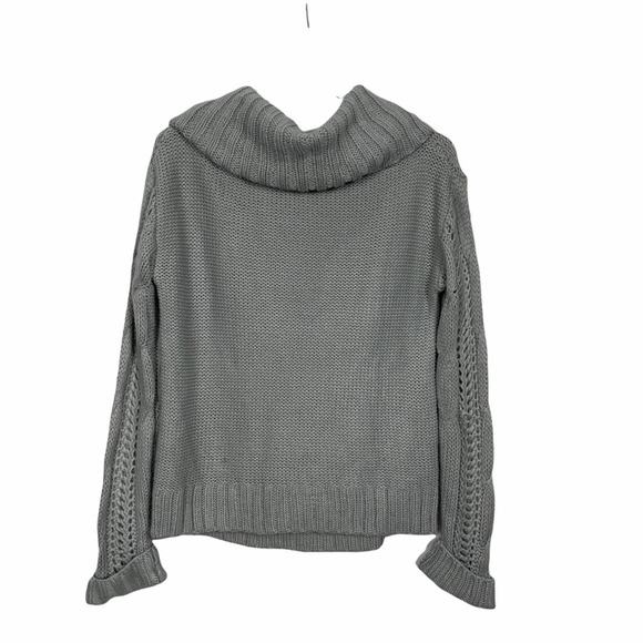 Heartloom Phoebe Grey Cowl Neck Sweater Size Small - Picture 7 of 9